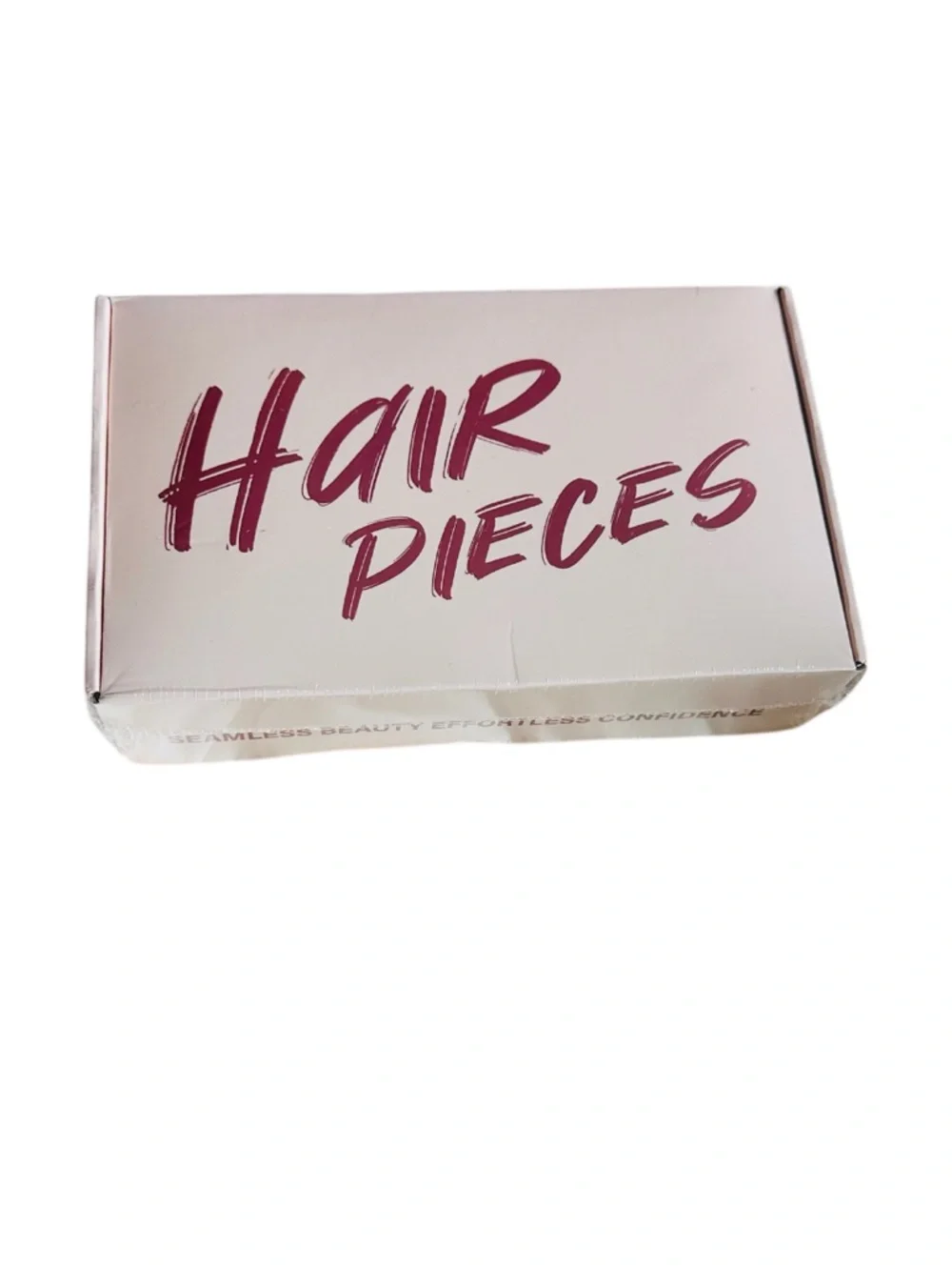 HUMAN HAIR Human Hair Topper w/ Air Bangs Lightweight Clip In